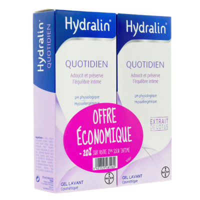 Image Hydralin Quotidien Lot de 2 x 200ml