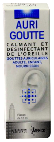 Image AURIGOUTTE SOLUTION AURICULAIRE 15ML