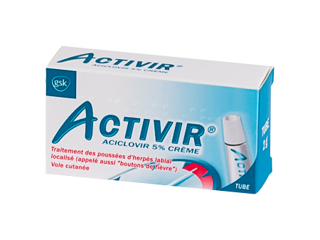 Image ACTIVIR 5% CRÈME TUBE 2G