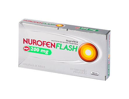 Image NUROFENFLASH 200MG 12 COMPRIMÉS