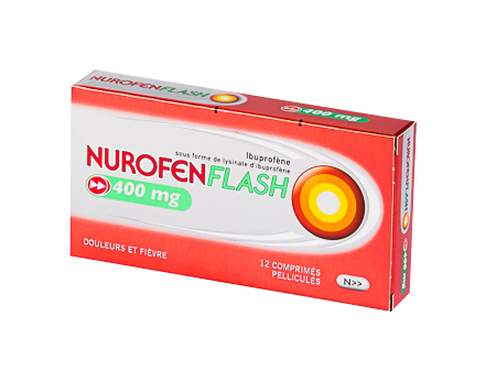 Image NUROFENFLASH 400MG 12 COMPRIMES