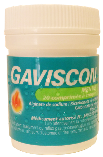 Image GAVISCON MENTHE COMPRIMÉ À CROQUER 20