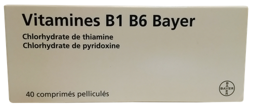 VITAMINE B1 B6 BAYER COMPRIMÉ 40
