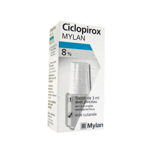 CICLOPIROX 8% MYLAN VERNIS 3ML