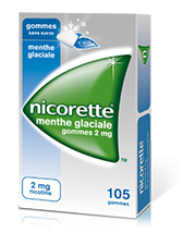 Image NICORETTE 2MG GOM MENT GLAC S/S210