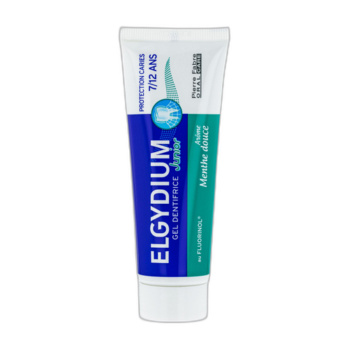 Image Pierre Fabre ELGYDIUM Junior menthe douce 7/12 ans - dentifrice enfant 50 ml