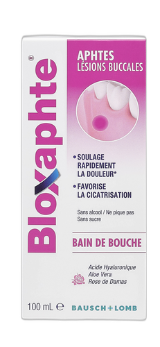 Image Bausch & Lomb BLOXAPHTE bain de bouche flacon 100ml